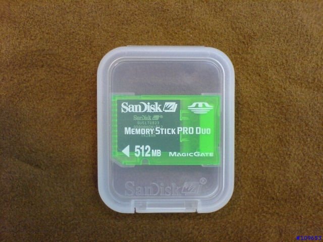 [勸敗]SanDisk 果凍色 512MB Memory Stick PRO Duo