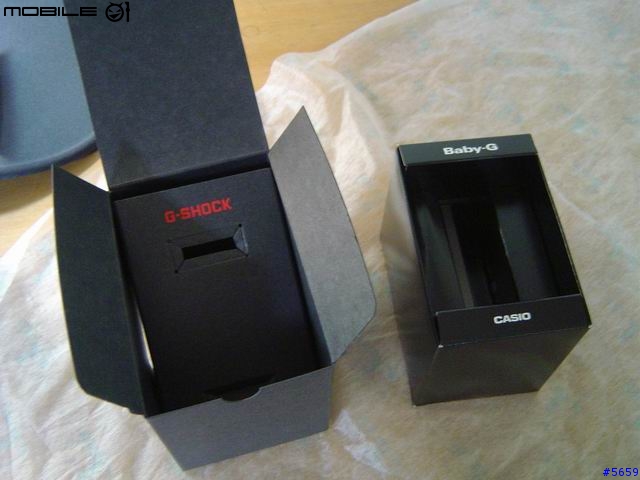 [一點小小的抱怨] G-Shock跟Baby-G外盒之比較