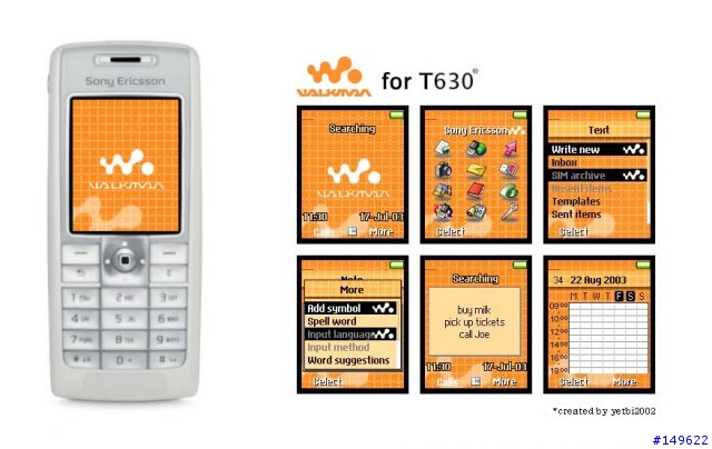 [分享T6X0/Z600]仿w800i 之walkman「主題」與「螢保」(8/14新增純橘色)