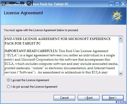 [白老鼠測試」Experience pack for tabletpc英文版在中文環境安裝