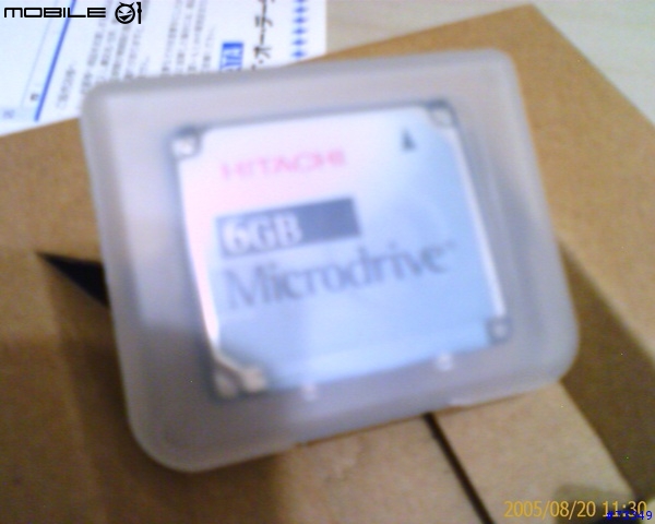 [火速分享兼勸敗] 01購買的 Hitachi micro drive  6 GB  CF卡