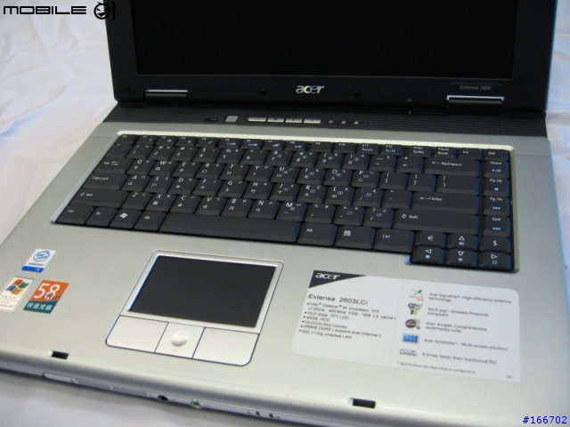 [分享]剛入手的ACER 2603LCI 測試報告Part1