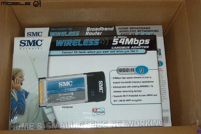 [入手] SMC SMCWBR14-G 無線 IP 分享器 & SMC2835W 無線網卡 (Card Bus)