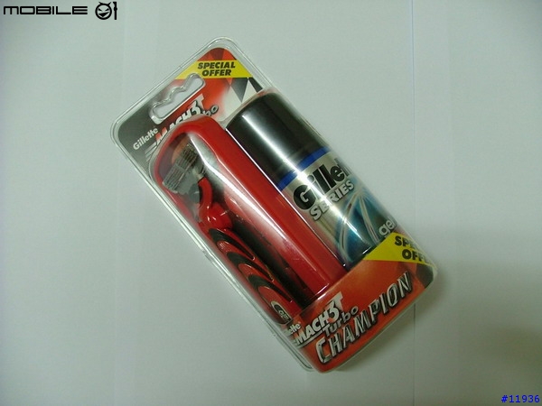 [勸敗]每個男人的法拉利夢之肌膚上的奔馳-Gillette Mach3 Turbo 火紅版