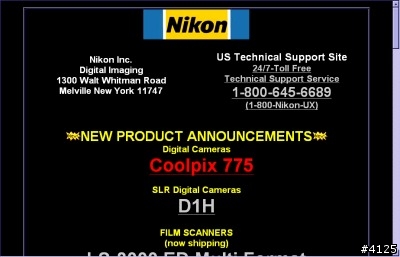 [歷史回顧] Nikon CoolPix 相機發展史 (原發表日期 : 2001/7/13) Part 3.