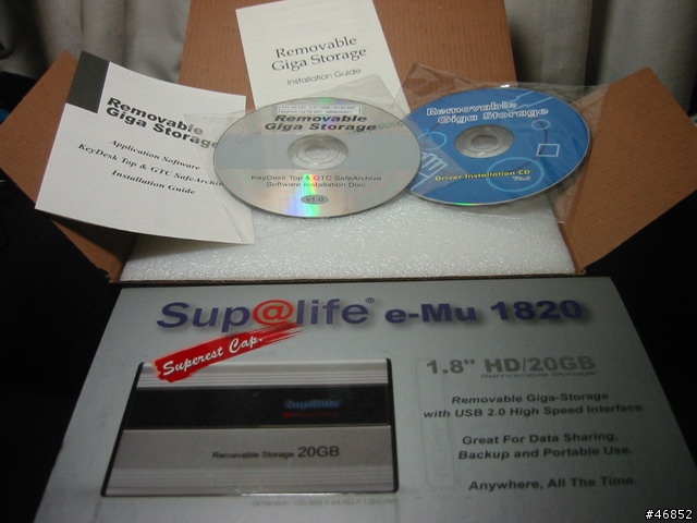 1.8吋 隨身硬碟 sup@life e-mu 1820