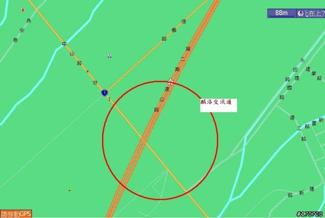 MEM8.5中消失的國3道路麟洛交流道
