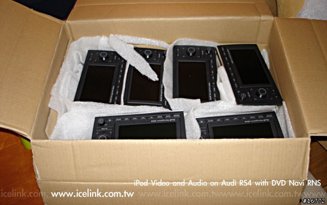 [分享]iceLink Plus搭配iPod Video安裝於2001年Audi RS4 DVD RNS實例