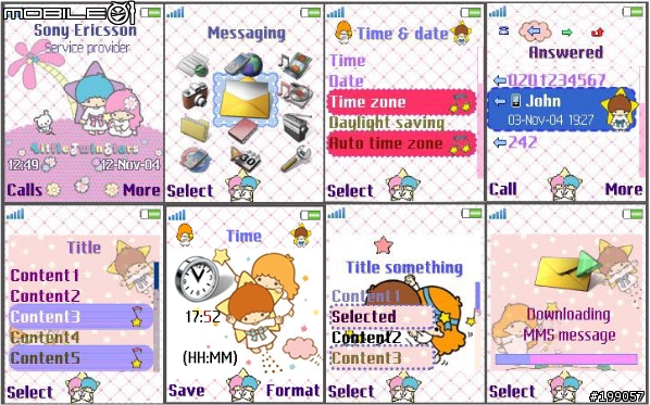 [W800i]KiKi&LaLa主題