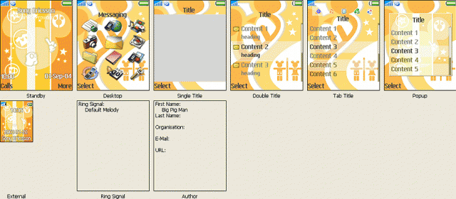 [z800i] 仿 Sharp 703sh 的 Disney Theme
