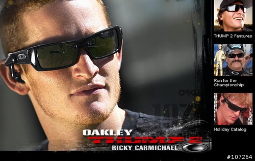 Oakley的運動眼鏡型Mp3播放機
