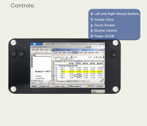 內建 XP 和 WM5的雙作業系統的PDA手機