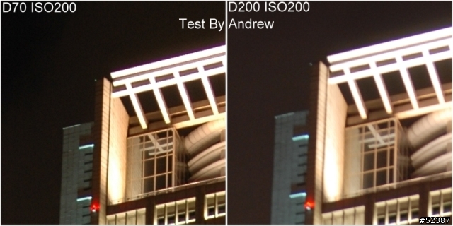 [非專業]D200 VS D70 夜拍雜訊實測
