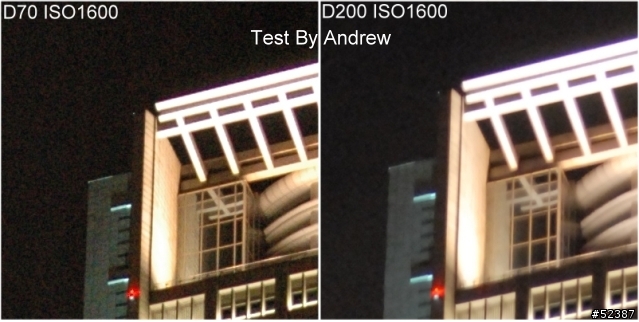 [非專業]D200 VS D70 夜拍雜訊實測