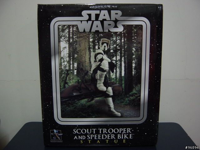 新入荷： 星際大戰 GGS Scout trooper on speeder bike statue