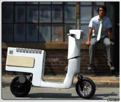 (新知)繼IPOD動力摩托車之後，又一劇作....充電腳踏車