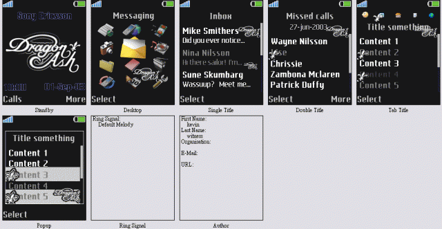 [k700i] Dragon Ash佈景主題