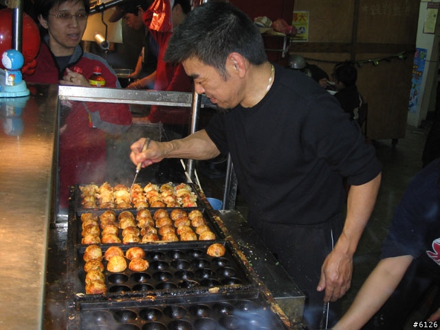 真正"大阪口味"的章魚燒