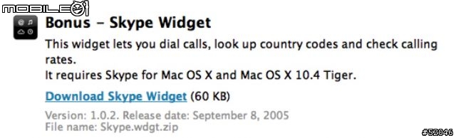 [分享]Skype Widget