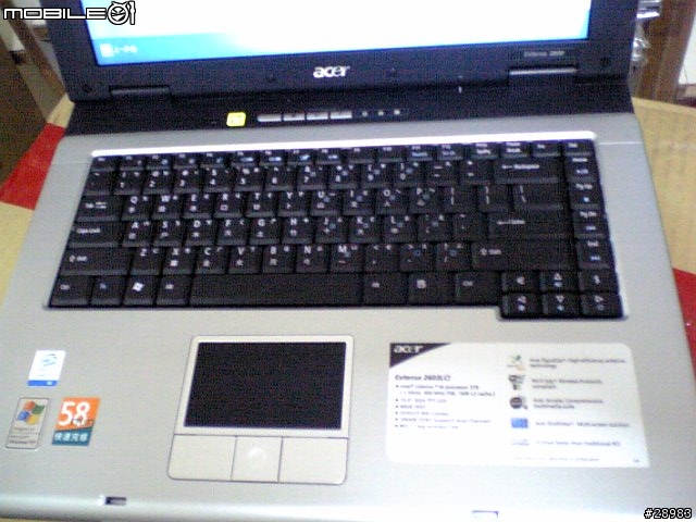 ACER 2603LCI王建民紀念機種開箱報告