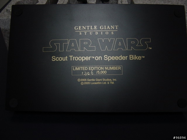 新入荷： 星際大戰 GGS Scout trooper on speeder bike statue