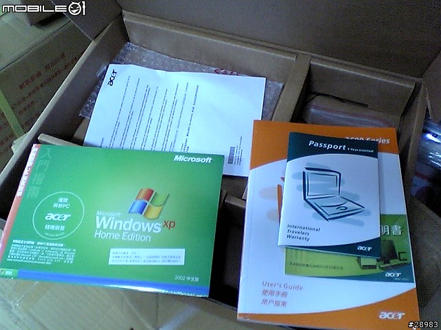 ACER 2603LCI王建民紀念機種開箱報告