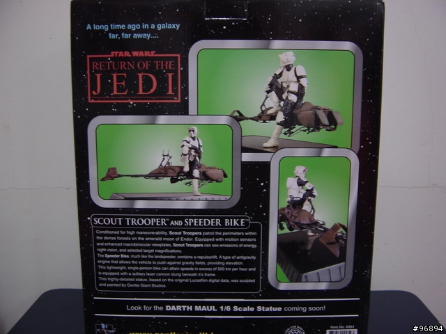 新入荷： 星際大戰 GGS Scout trooper on speeder bike statue