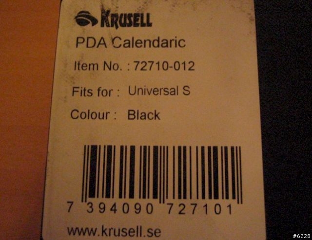 【分享】 剛收到的 Krusell 笔記本皮套 universal calendaric case for XDA 2s/ Dopod 700  (圖多)