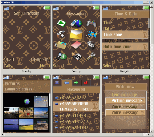 [七機型] Louis Vuitton LV 動態主題