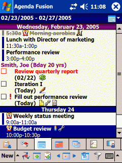 最新版Agenda Fusion v7.74 (84)(Updated on 16.1.06)支援WM5