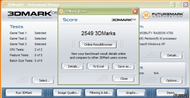 [測試分享]A6Q740DD 升級2.26G,7K100,2GB RAM 分享及效能測試報告