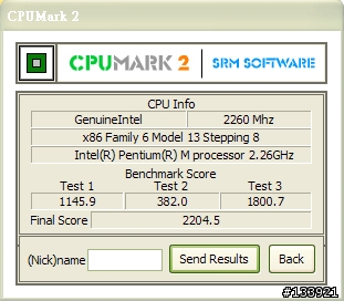 [測試分享]A6Q740DD 升級2.26G,7K100,2GB RAM 分享及效能測試報告