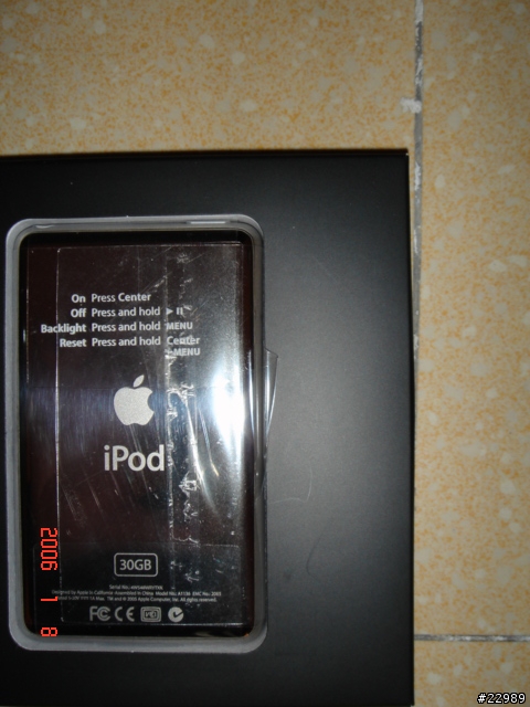 我的全黑ipod video 30g