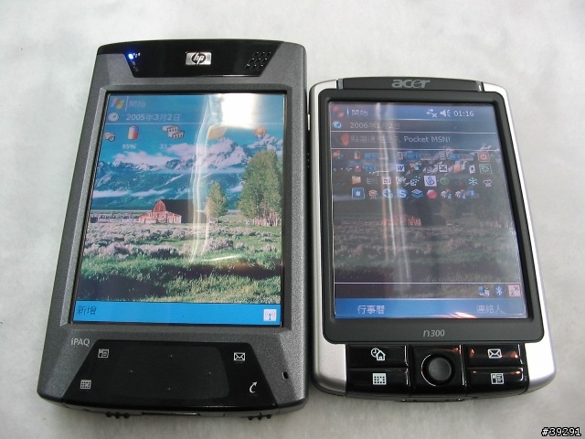 [分享] Acer n300 與 HP iPAQ hx4700 之螢幕簡易比較