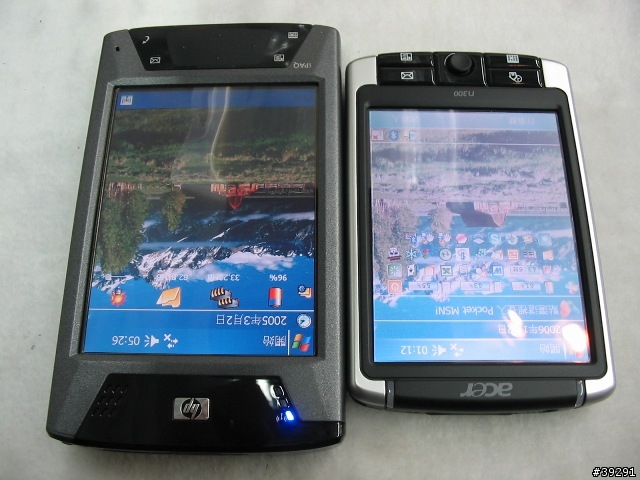 [分享] Acer n300 與 HP iPAQ hx4700 之螢幕簡易比較