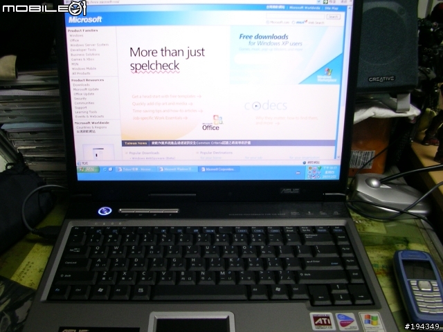 [分享]Asus A3Vc 喵在鍵盤上昏倒了。▽。