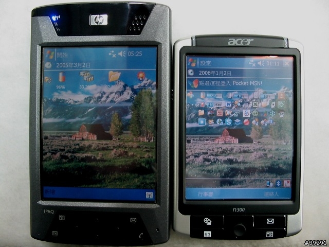 [分享] Acer n300 與 HP iPAQ hx4700 之螢幕簡易比較