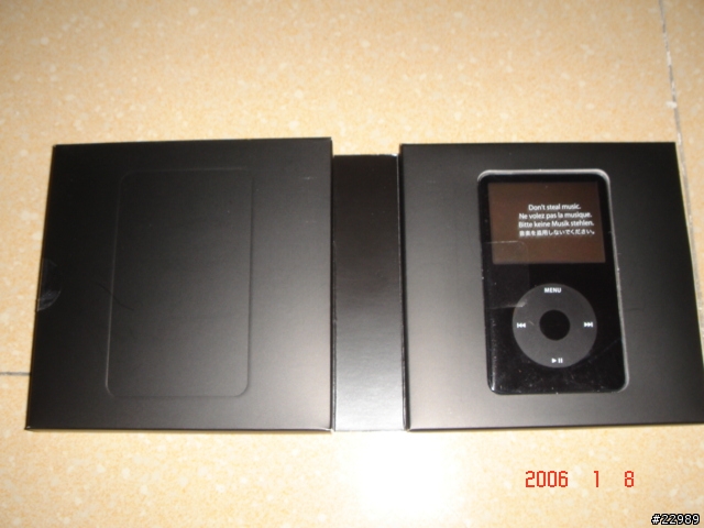 我的全黑ipod video 30g