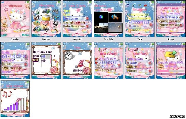 [w550i] hello kitty .....主題