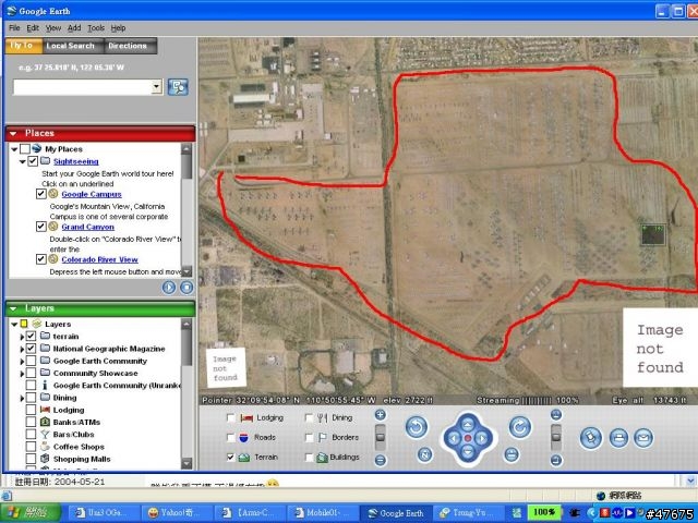Google Earth 找到美國的飛機墳場