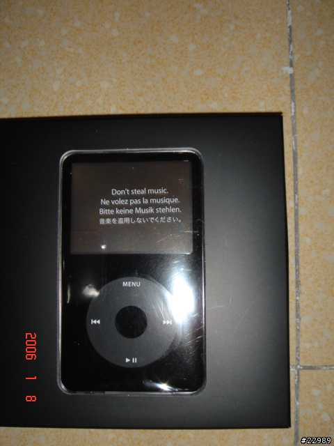 我的全黑ipod video 30g
