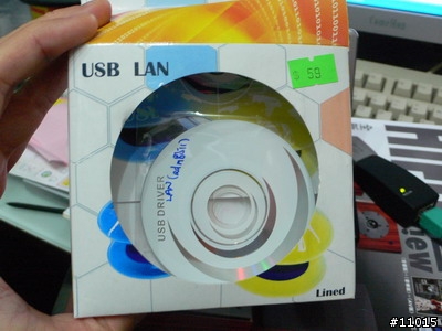 分享我的新toys (USB-LAN)!