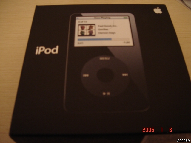 我的全黑ipod video 30g