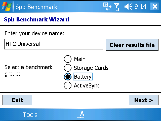 [WM5 教學 - 進階篇] 測試 Pocket PC 的效能與電力 (5)