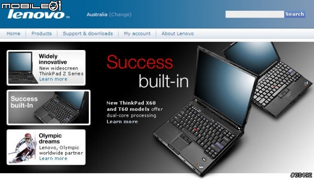 Lenovo X60 and T60 Sale Announcement