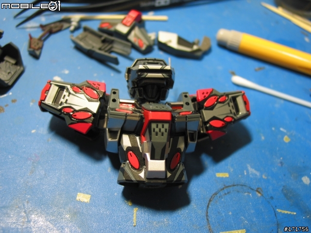 [高難度的逸品!?] 第五彈 1/100 電腦戰機 TEMJIN 747j [SHADOW] 限定版 模型製作