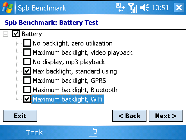 [WM5 教學 - 進階篇] 測試 Pocket PC 的效能與電力 (5)