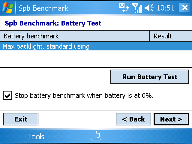 [WM5 教學 - 進階篇] 測試 Pocket PC 的效能與電力 (5)