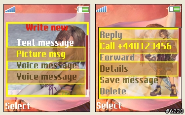 [W550i] 太空戰士10 動態
