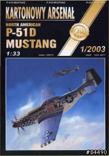 [分享]紙模型 Hlinski P-51D製作過程 --圖多